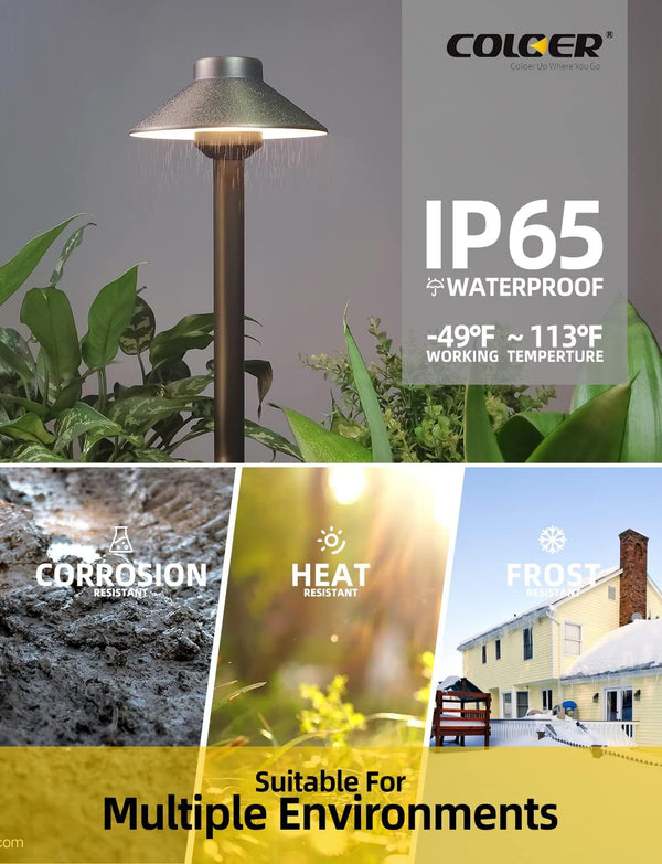Brass Low Voltage Pathway Lights 4-Pack with 3W LED G4 Bulb (602B)5