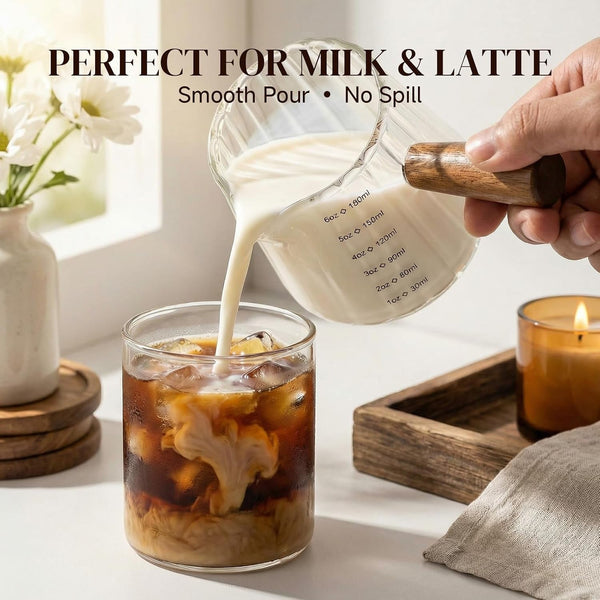 6Oz Espresso Shot Cups, Glass Measuring Cup, Coffee Bar Accessories8