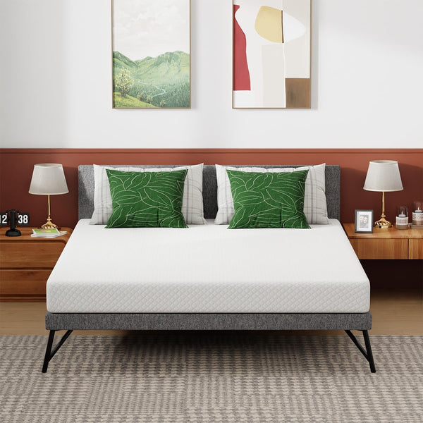 | 6 Inch Queen Mattress | Medium Firm | Gel Memory Foam | White1