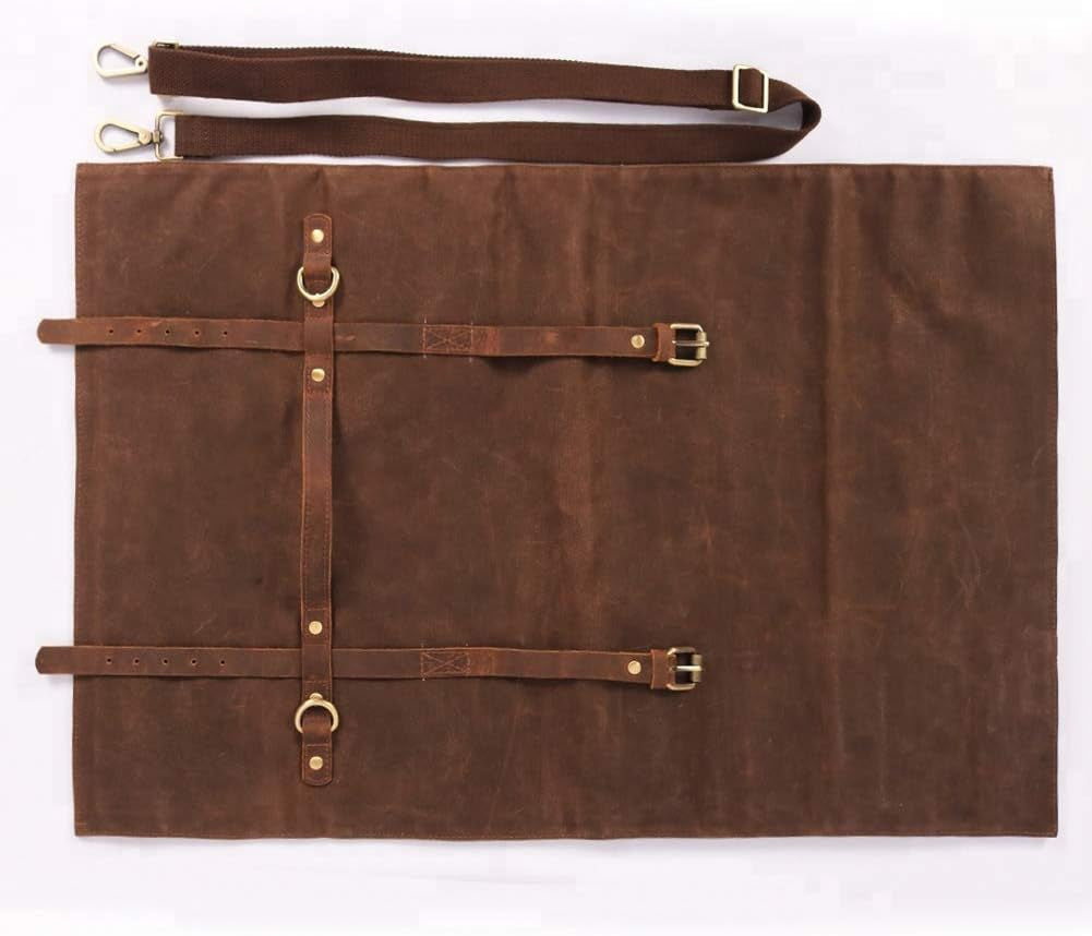 large-chef-s-knife-roll-bag-heavy-duty-waxed-canvas-knife-carrier-11-pockets-kitchen-cooking-tools-storage-case-easily-carried-by-shoulder-strap-forprofessional-chefs-culinary-school-students