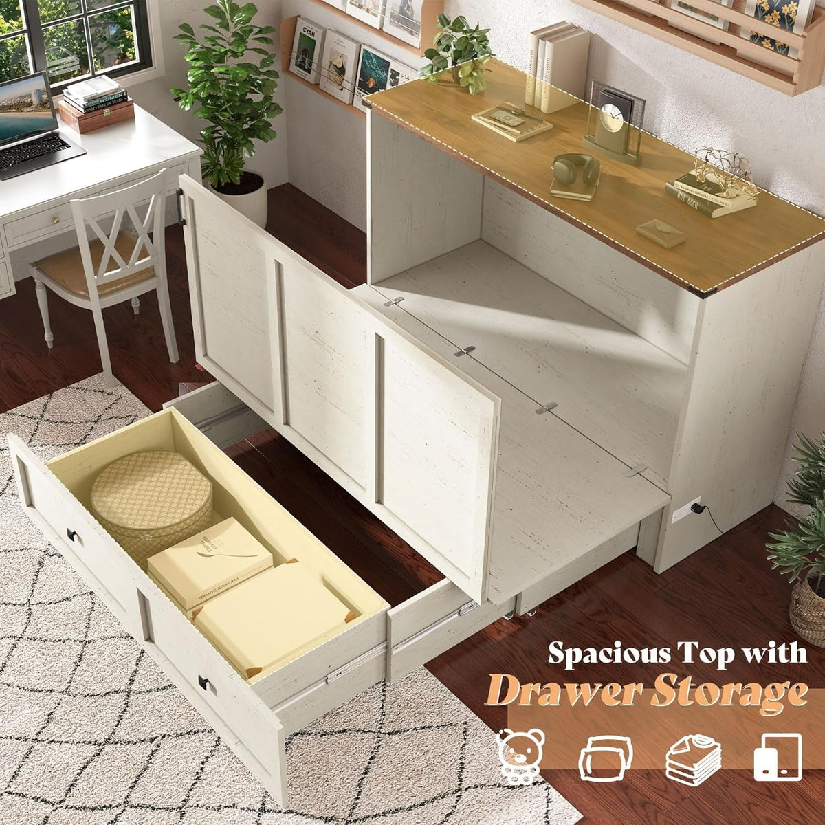 full-murphy-bed-with-storage-charging-station