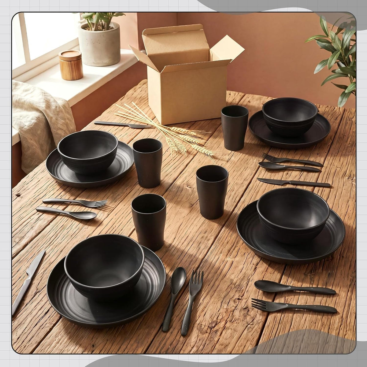 72-pcs-wheat-straw-dinnerware-sets-black