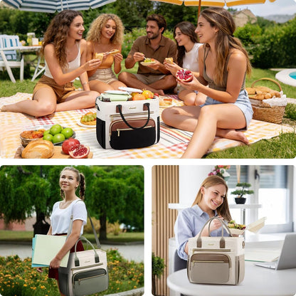 Insulated Lunch Box for Women,Large Adult Lunch Cooler Bag Women8