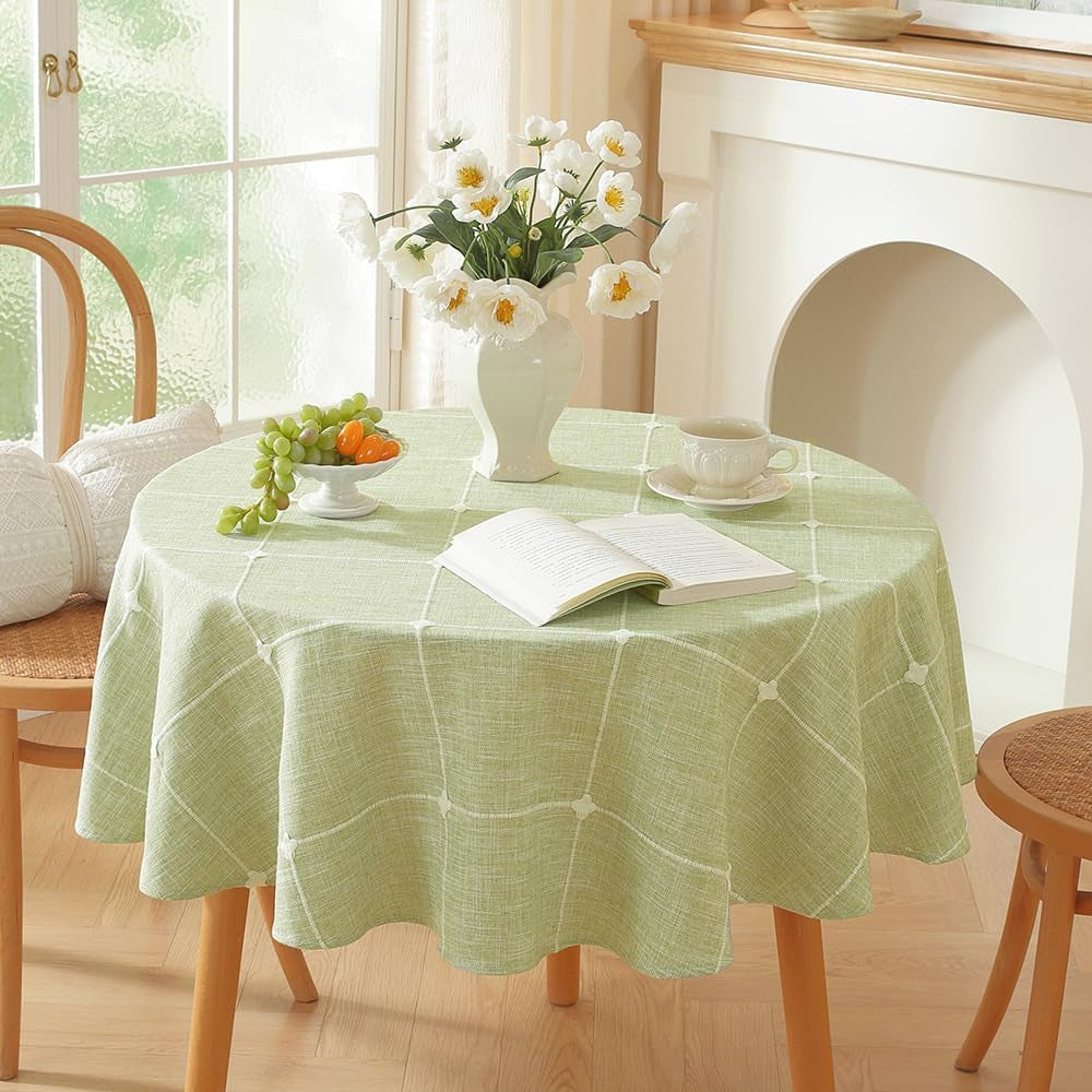 70-inch-round-tablecloth-linen-table-cloth-round-green-plaid