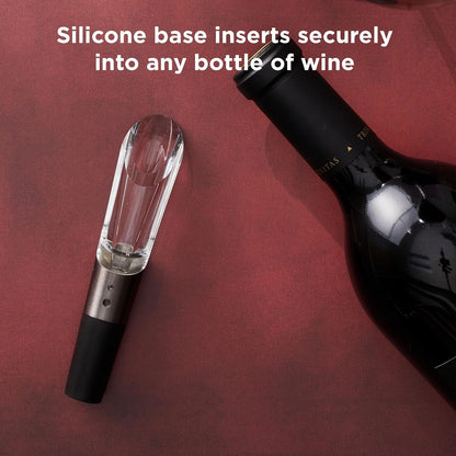 Wine Aerator Pourer Spout - Instant In-Bottle Aerating for Richer, Smoother Wine - Dripless Pour Spout for Red and White Wine5