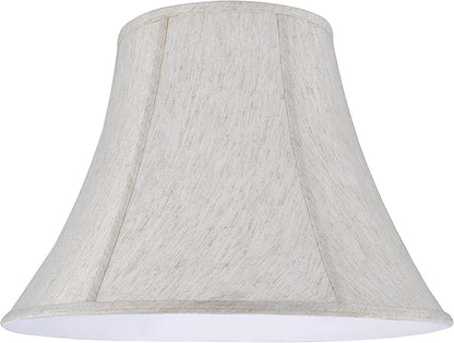 30026A Transitional Bell Shape Spider Construction Lamp Shade in Flaxen, 9" Top X 18" Bottom X 13" Slant Height1