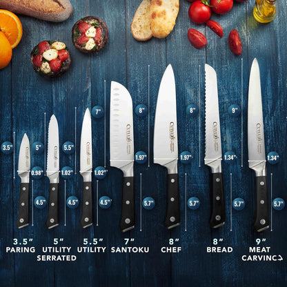 Chef Knife Set, 7-Piece Kitchen Knives – Razor Sharp German Steel2