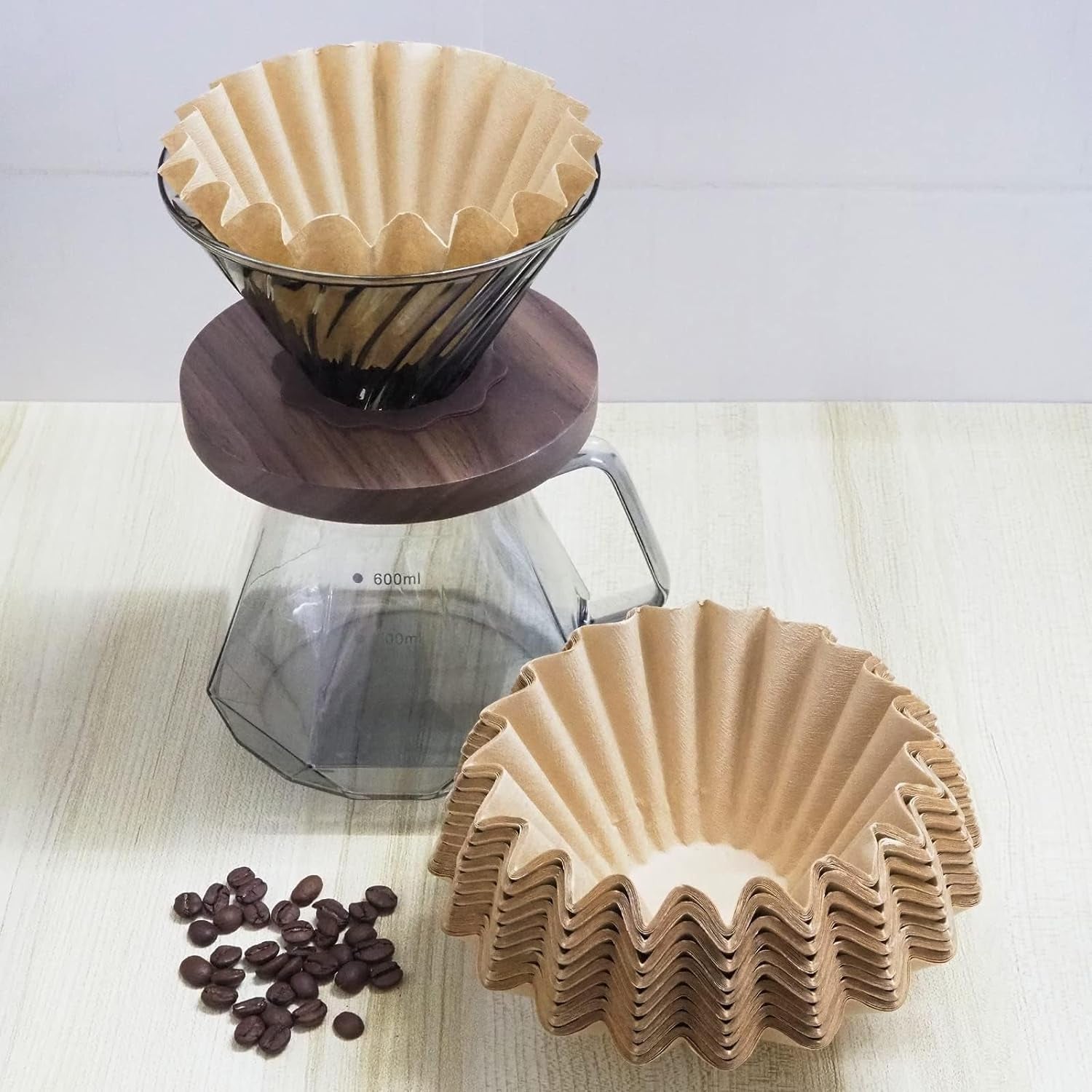 2-5-cup-coffee-filters-pack-of-100-unbleached-coffee-filters-5-cup-thicken-natural-coffee-filter-basket-for-commercial-home-coffee-maker-pour-over-coffee-kit-brown-w02