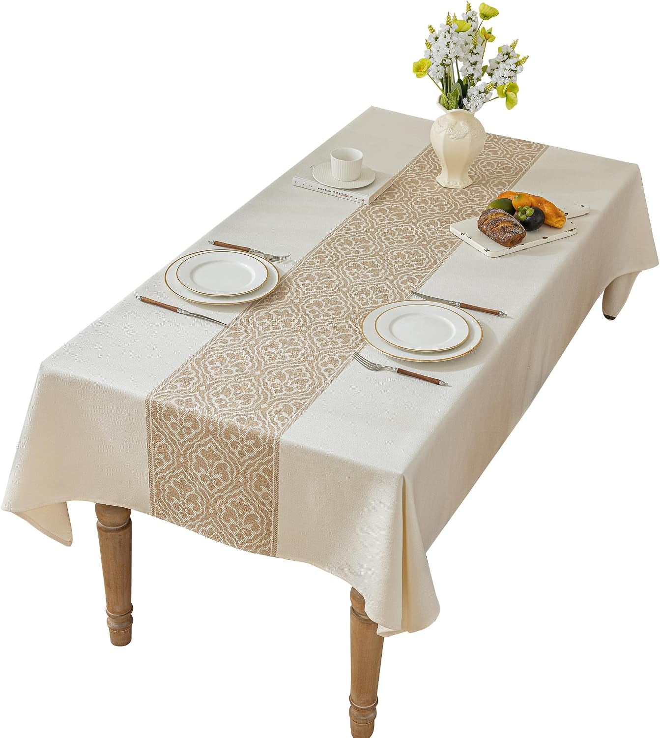 nordic-beige-rectangular-tablecloth-premium-drape