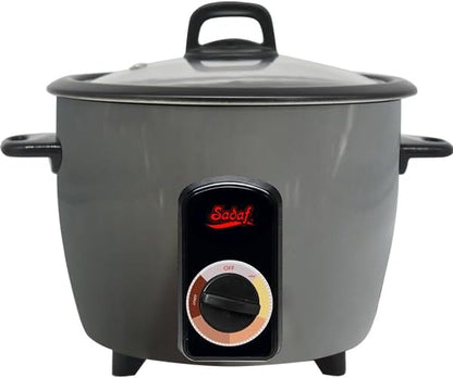 One-Touch Automatic Rice Cooker – Electric Persian Rice & Tahdig Cooker - Non-Stick Inner Pot & Auto Shut-Off - Easy to Use Rice Maker - Middle Eastern Cuisine - 4 Cups1