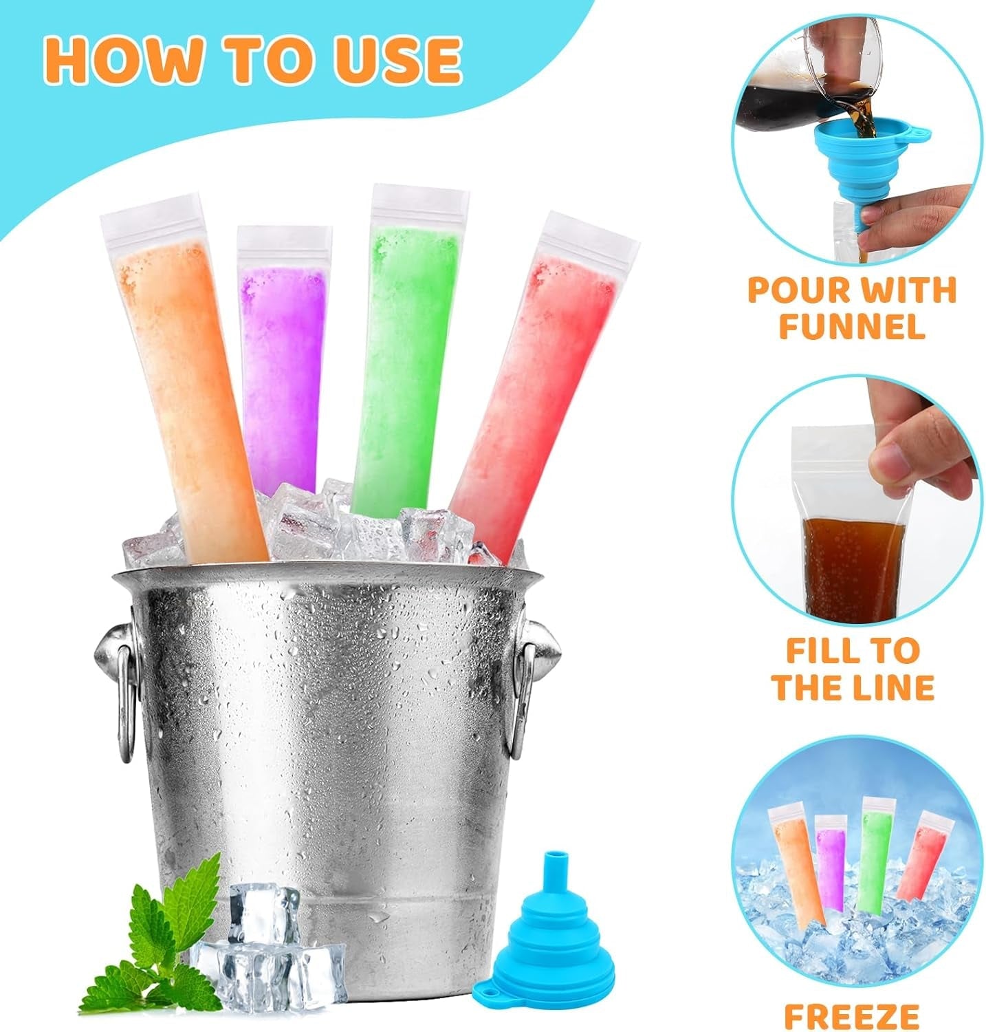 300-disposable-ice-popsicle-mold-bags-comes-with-a-funnel-1-8-x-8-5-inch-bpa-free-freezer-tubes-healthy-snack-yogurt-stick-juice-fruit-smoothies-ice-freezing