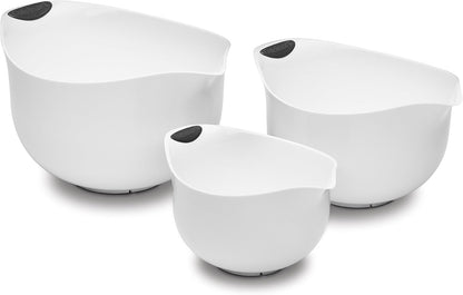 Set of 3 Bpa-Free Mixing Bowls, White1
