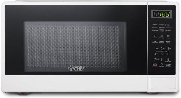 1.1 Cu. Ft. Countertop Microwave Oven, CHCM11100W, White | Touch Controls with Digital LED Display, 1100W Microwave, 12.4” Turntable, Push Button Door, 10 Power Levels1