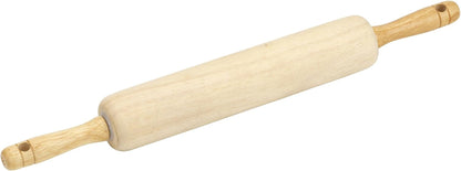 Classic Wooden Rolling Pin with Easy Roll Bearings1