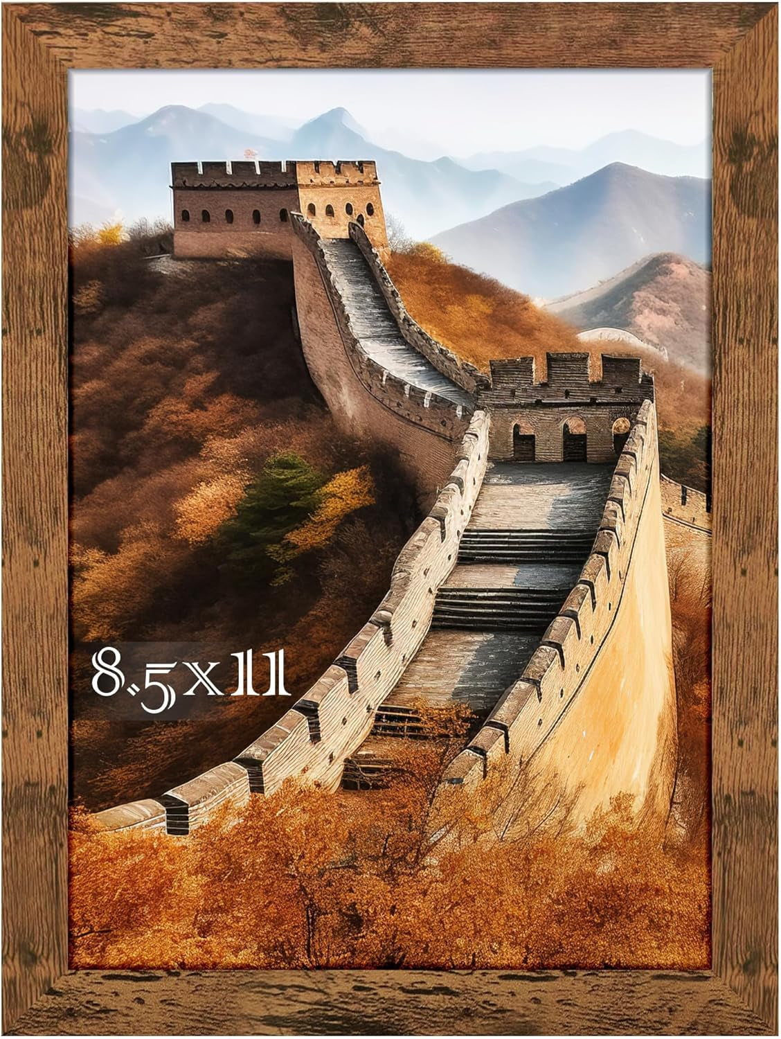 8-5-x-11-picture-frame-photo-frame-for-wall-mounting-display-brown