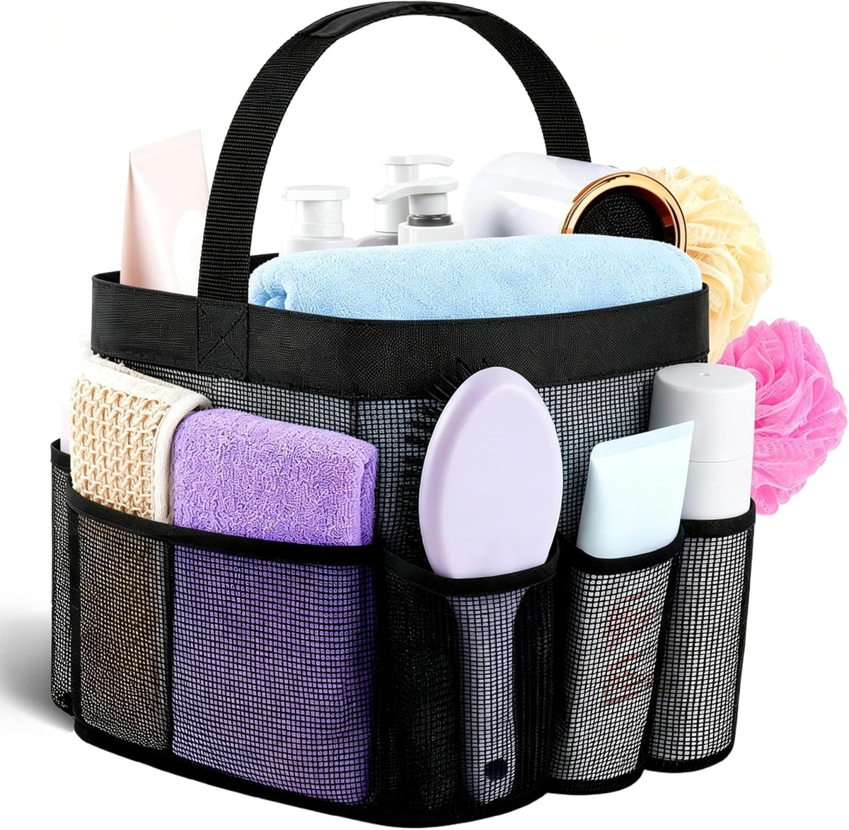 mesh-shower-caddy-portable-9-pockets-for-college-dorm-room-essential