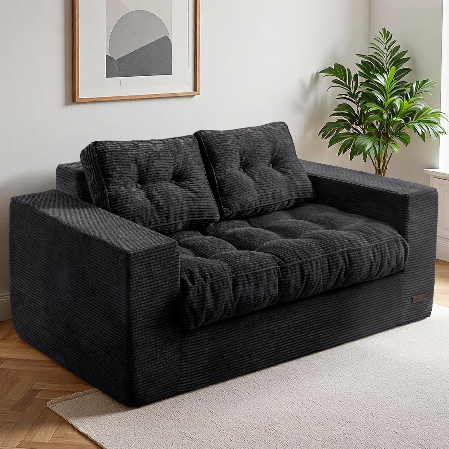 loveseat-sofa-couch-upholstered-bean-bag-chair-cloud-seat
