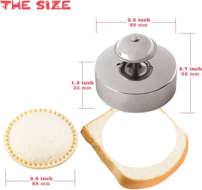 Sandwich Cutter, Sandwich Cutter and Sealer, Sandwich Maker, Peanut Butter and Jelly Sandwiches Tool/Pbj Cutter, Sandwich Maker for Kids, for Thanksgiving/Christmas Day3