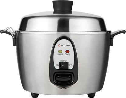 – TAC-06KN(UL) – 6 Cup Multi-Functional Stainless Steel Rice Cooker – Silver1