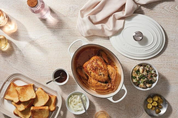 Le Creuset Enameled Cast Iron Oval Dutch Oven, 9.5 Qt., White5