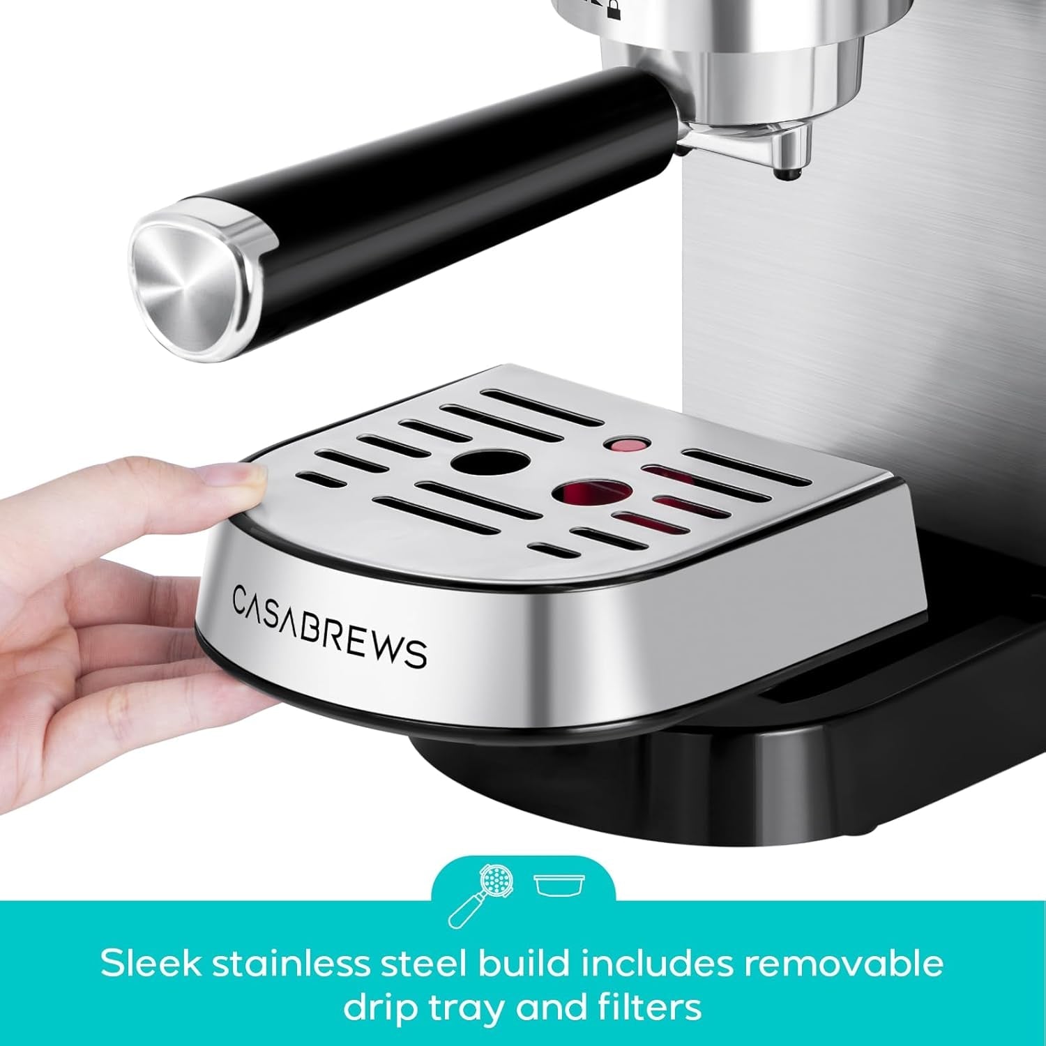 cm5418-compact-espresso-machine-with-milk-frothing-steam-wand-stainless-steel-20-bar-pump-built-in-pressure-gauge-powerful-steam-wand-for-cappuccino-latte-for-home-34oz-water-tank