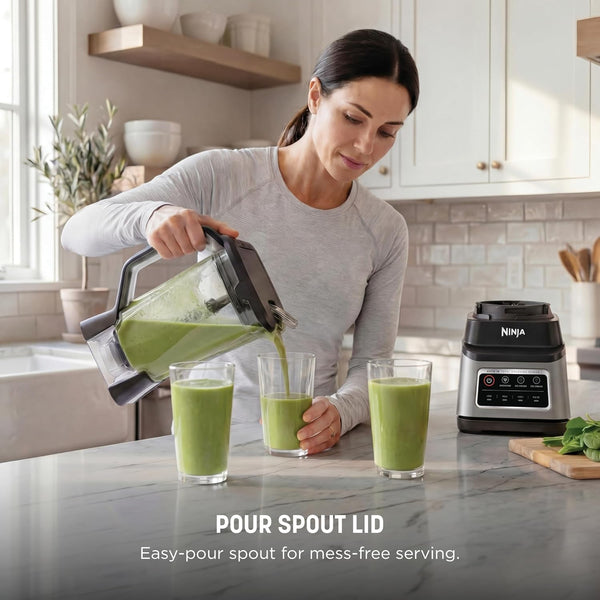 Ninja Professional plus Blender, Auto-Iq, 1400W, 72Oz Pitcher, BN701 | 1400 Peak-Watt Motor, 3 Auto-Iq Presets for Smoothies, Frozen Drinks & Ice Cream. Total Crushing Blades. Dishwasher Safe.4