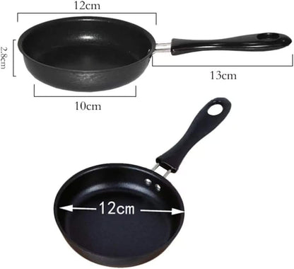 One Egg Frying Pan, Mini Induction Frying Eggs Pan, 4.7" Single Egg Durable Small Pan with Handle Heat Resistant Non Stick Pot, Portable Pan for Stove Gas Induction Hob7