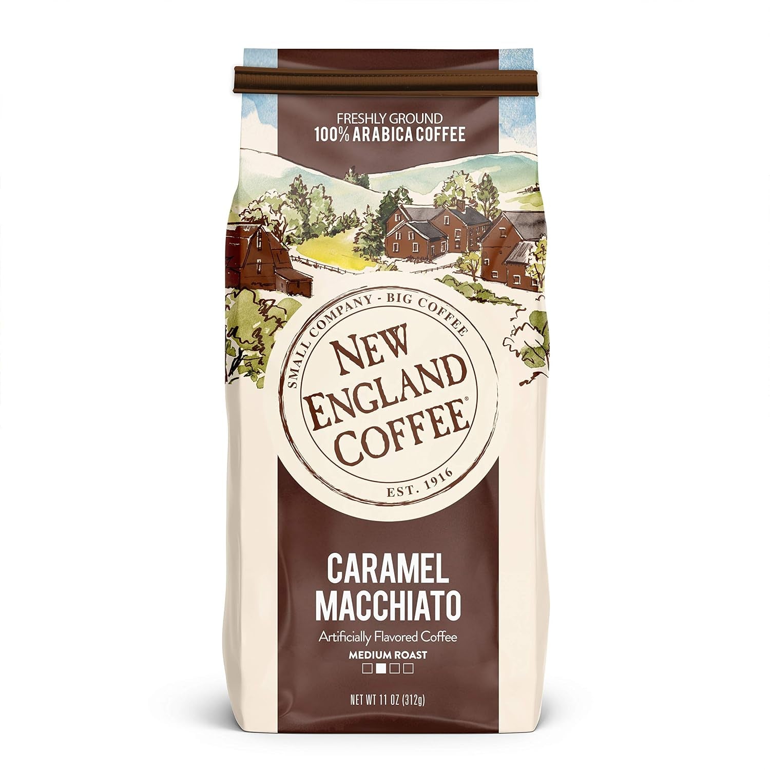 caramel-macchiato-medium-roast-ground-coffee-11oz-bag-pack-of-1