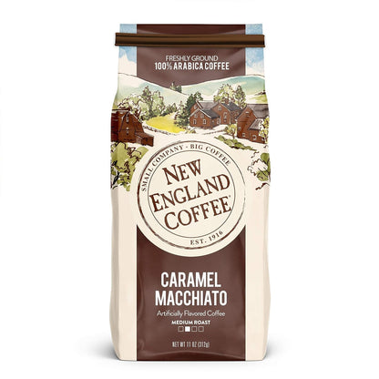 Caramel Macchiato Medium Roast Ground Coffee, 11Oz Bag (Pack of 1)1