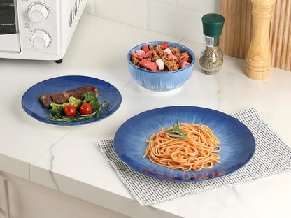 Sweejar Ceramic Dinnerware Service of 4,12 Pcs Plate and Bowls for Kitchen3