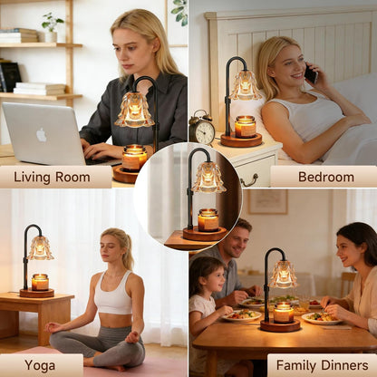 Candle Warmer Lamp with Timer & Dimmer, Electric Wax Melter for Jar Candles, Safe Flameless Candle Warmer Light for Bedroom, Home Decor & Gift8