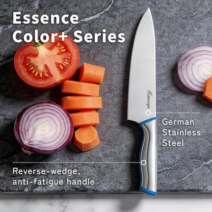 Knife Set, 11 PCS Kitchen Knives Set, 5 Color-Coded Blade Guards5
