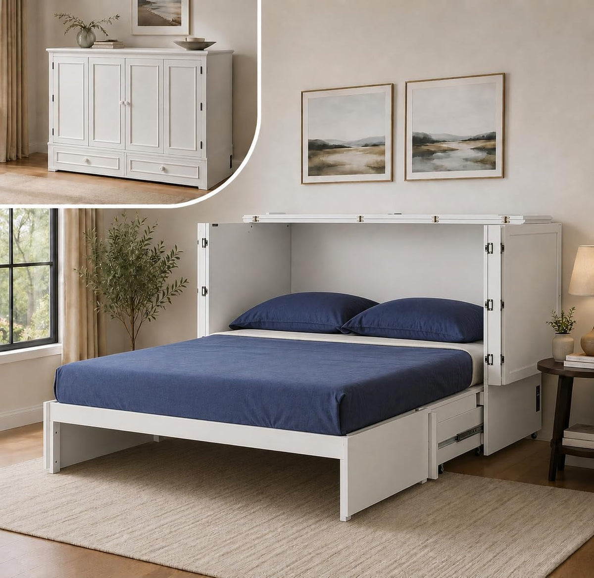 emurphybed-paradiseo-murphy-cabinet-chest-bed-with-charging-station-8-inch-queen-white