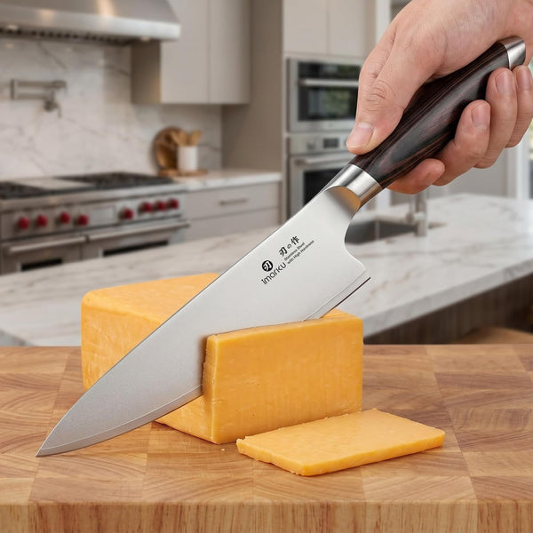 Japanese Chef Knife 8 Inch, Sharp Kitchen Knife in Japanese HC Steel7