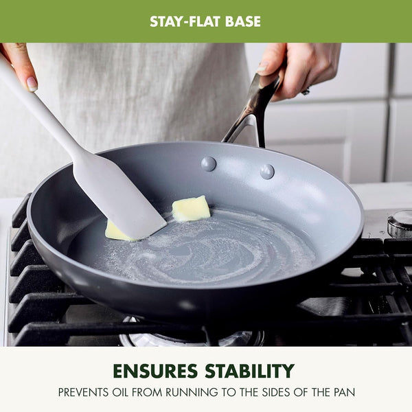 Valencia Pro 22 Piece Cookware Set Ceramic Nonstick Pots & Pans | Pfas-Free Nonstick, Induction Ready, Compatible with All Stovetops, Hard Anodized, Dishwasher Safe, Oven Safe up to 600F10
