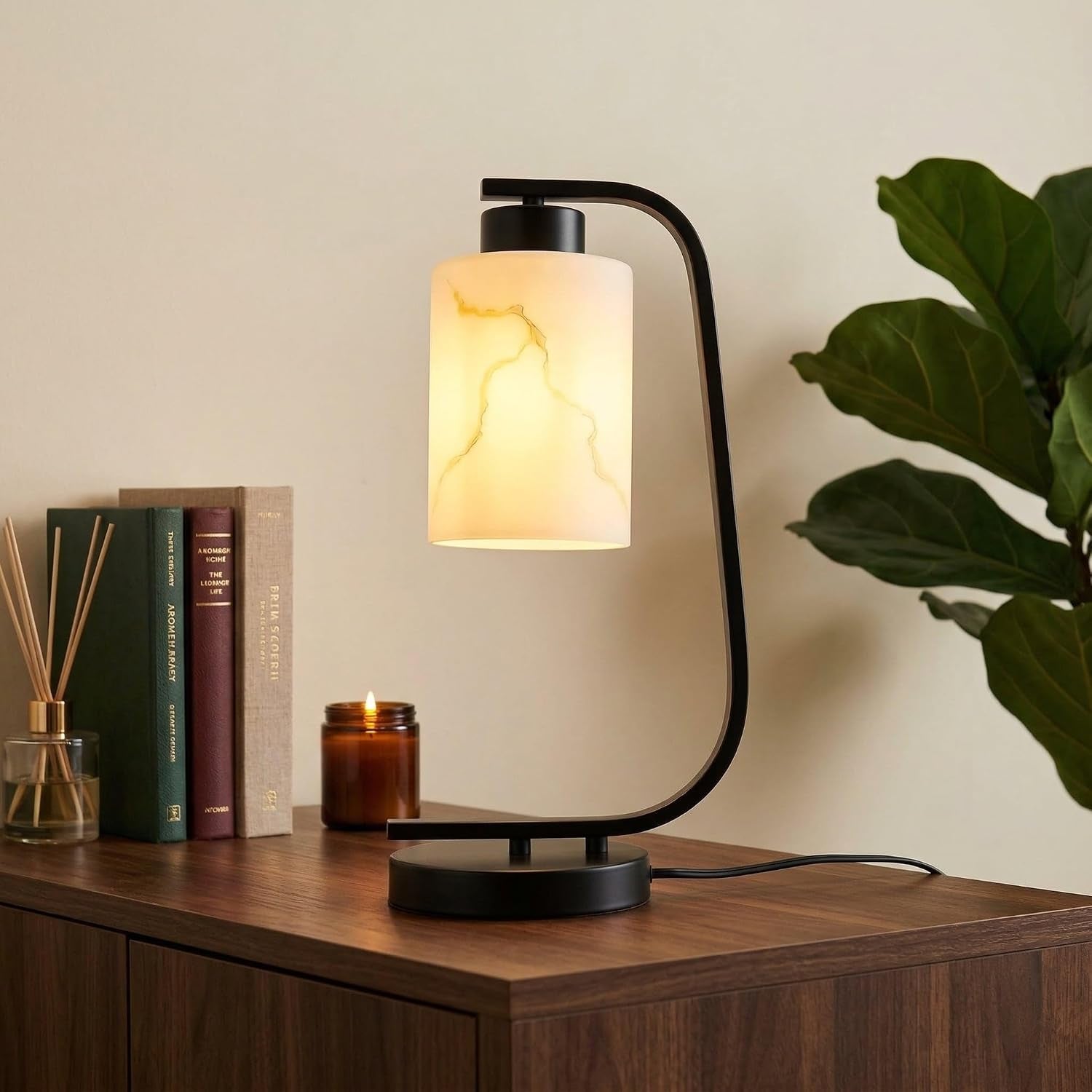modern-industrial-table-lamp-marble-pattern-glass-shade-desk-lamp-with-c-shaped-black-metal-base-bedside-nightstand-lamp-for-bedroom-living-room-office-e26-base