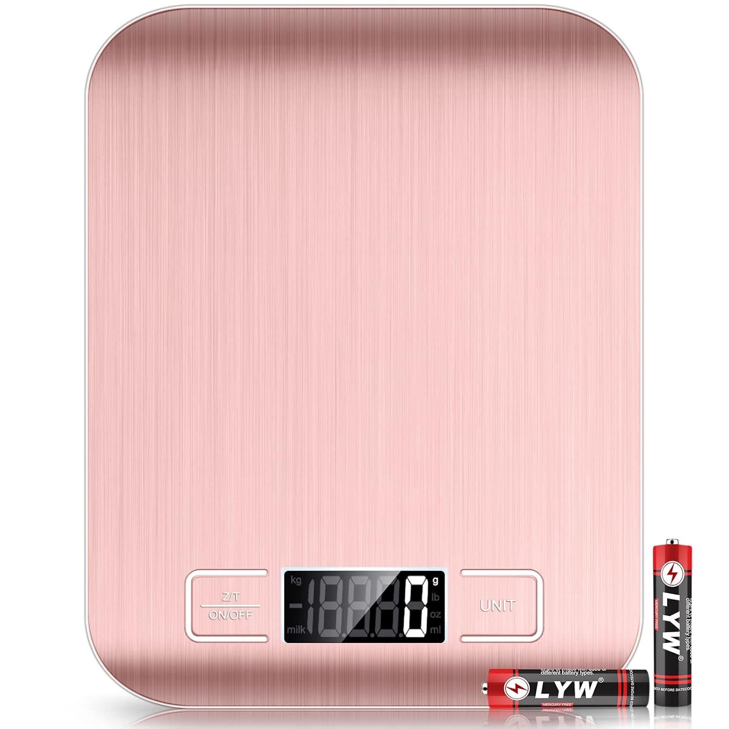 food-scale-pink-10kg-22lb-digital-kitchen-scale-weight-grams-and-oz-for-baking-and-cooking-1g-0-1oz-precise-graduation-easy-clean-stainless-steel