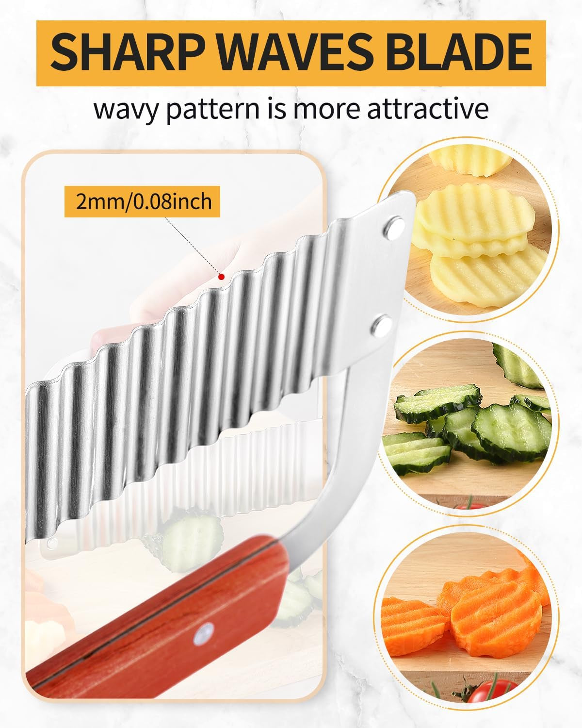 crinkle-cutter-stainless-steel-potato-slicer-heavy-duty-wavy-crinkle-cutting-chopping-tools-with-wooden-handle-for-carrot-veggies-heavy-duty-wooden-handle-sharp-and-deep-waves-crinkle-cutting-for-carrot-zucchini-pickled-cucumber-dishwasher-safety