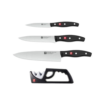 Twin Signature 4-Piece Razor-Sharp German Knife Set, Made in Company-Owned German Factory with Special Formula Steel Perfected for Almost 300 Years, Dishwasher Safe5