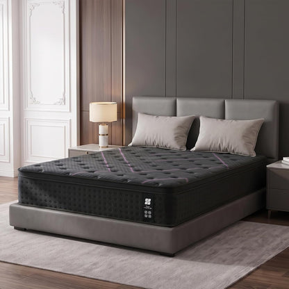 Full Size Mattress 12 Inch, Hybrid Mattress with Extra Back Support1