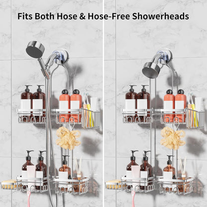 Shower Caddy Hanging, Shower Organizer over Handheld Showerhead6