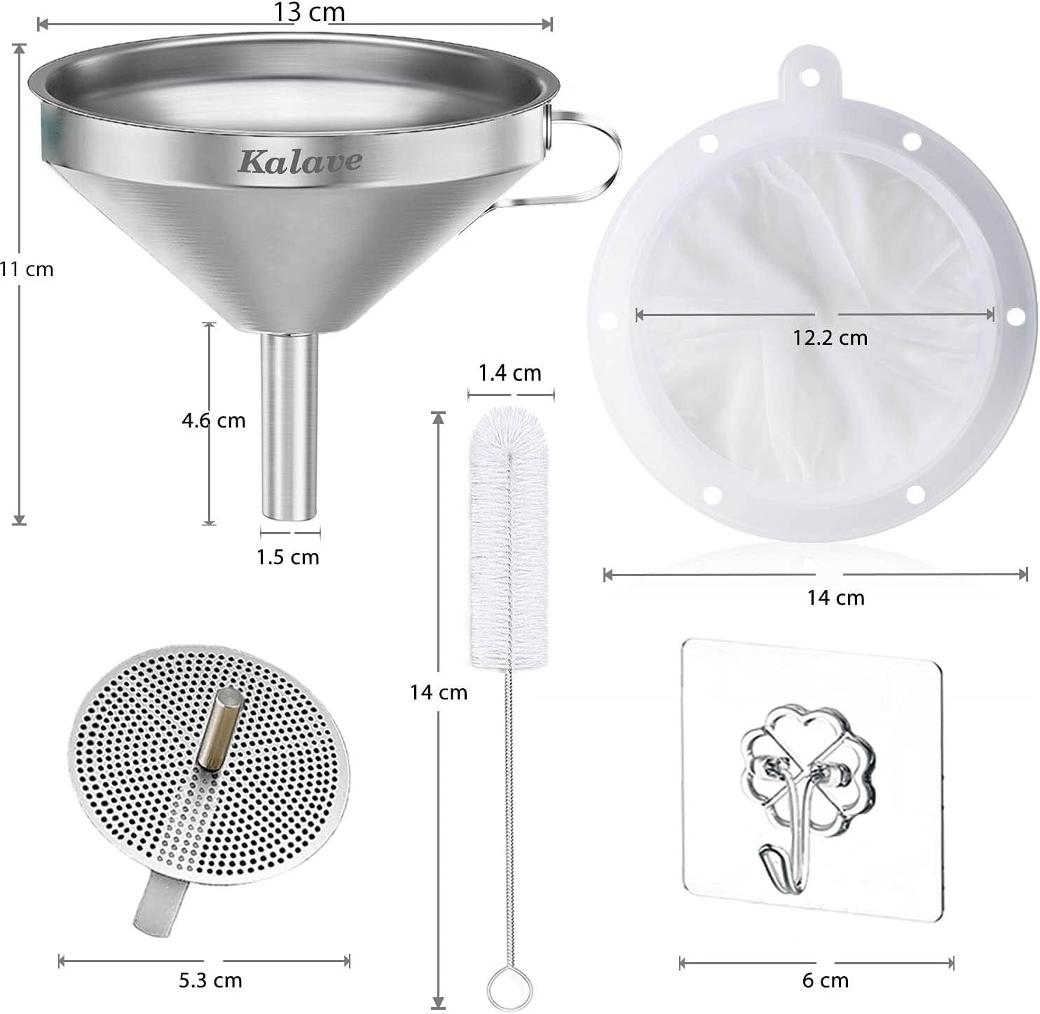 premium-stainless-steel-funnel-5-inch-food-grade-kitchen-funnels-with-200-mesh-food-filter-strainer-for-filling-bottles-oils-juice-wine-coffee-milk