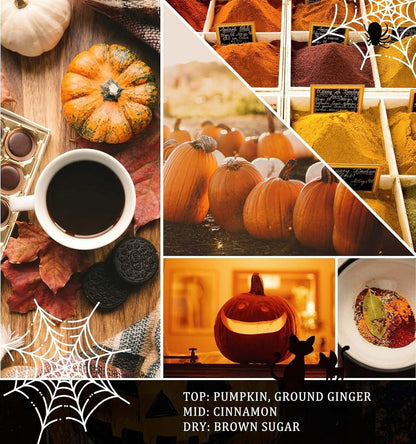 Halloween Candles,Halloween Gifts Candle with LED Pumpkin Face3