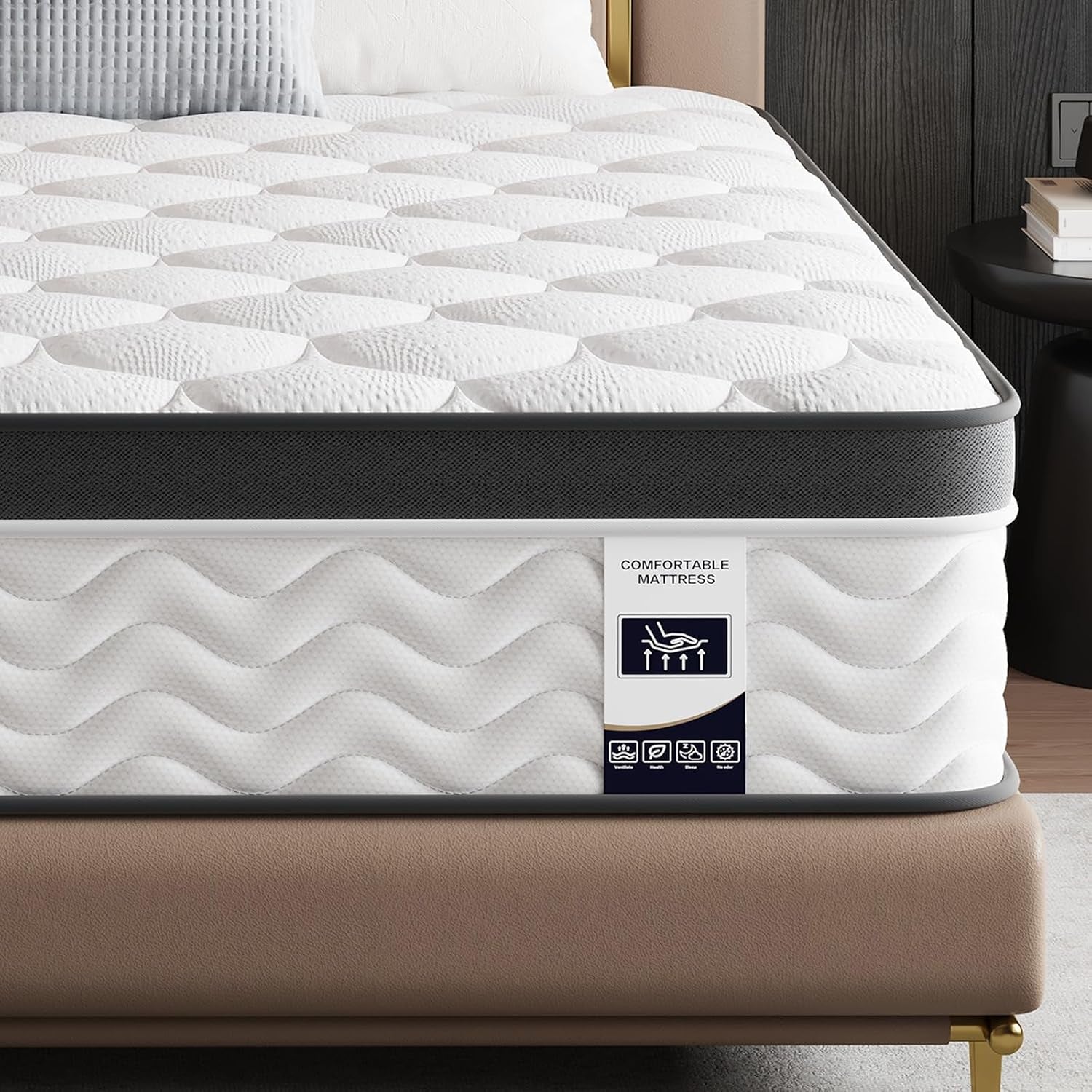 full-size-mattress-14-inch-hybrid-bed-in-a-box-euro-top-memory-foam