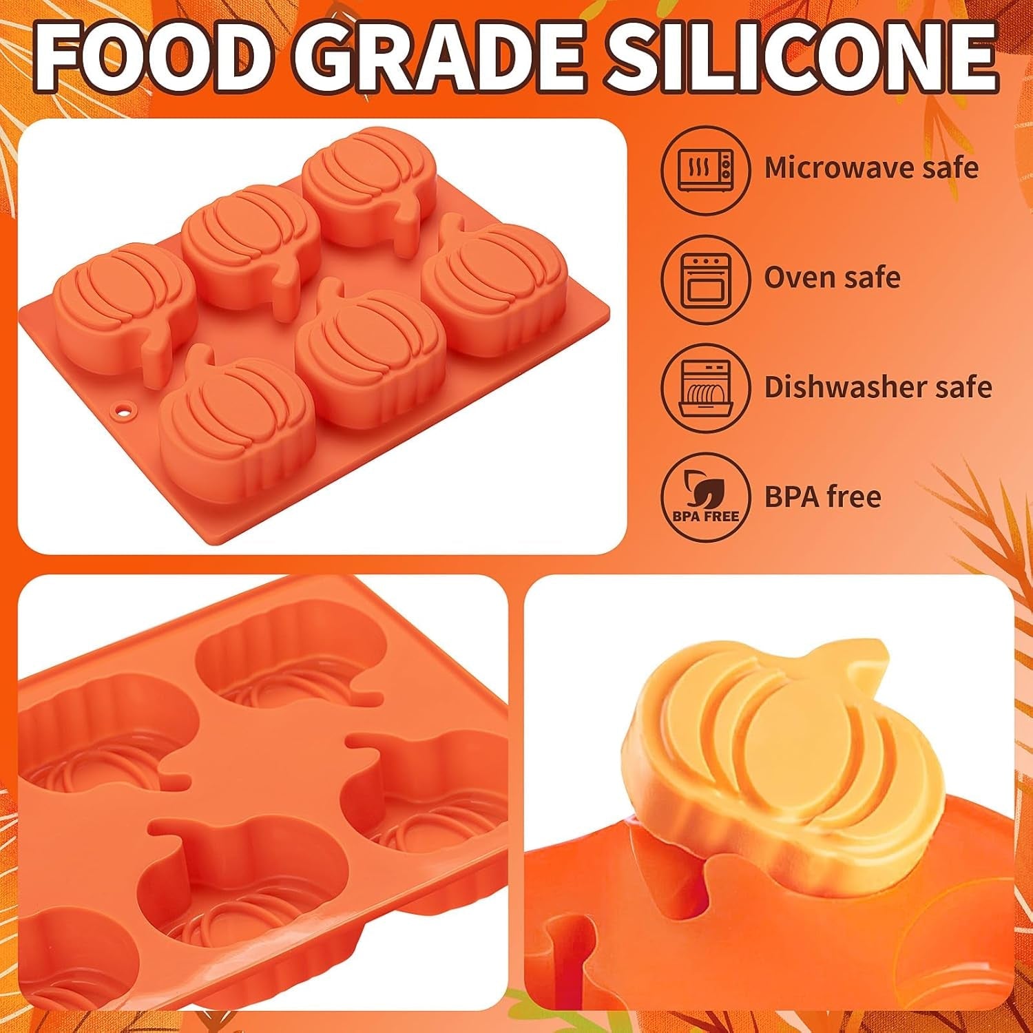 silicone-pumpkin-molds-2-pack-pumpkin-shaped-cake-molds-thanksgiving-cookie-molds-muffin-cupcake-pan-hot-chocolate-bomb-mold-for-halloween-thanksgiving-fall-baking-and-wax-melts-soap-making