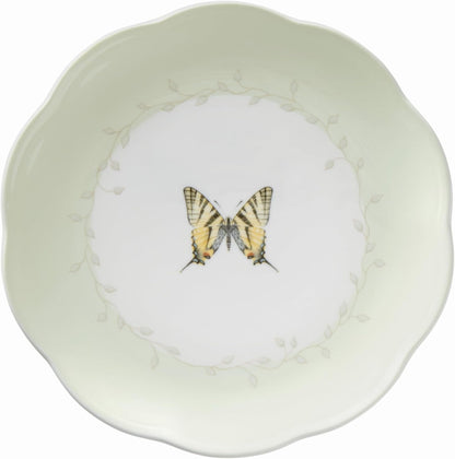 Butterfly Meadow Porcelain Dessert Plates, 8 Inch, Set of 44