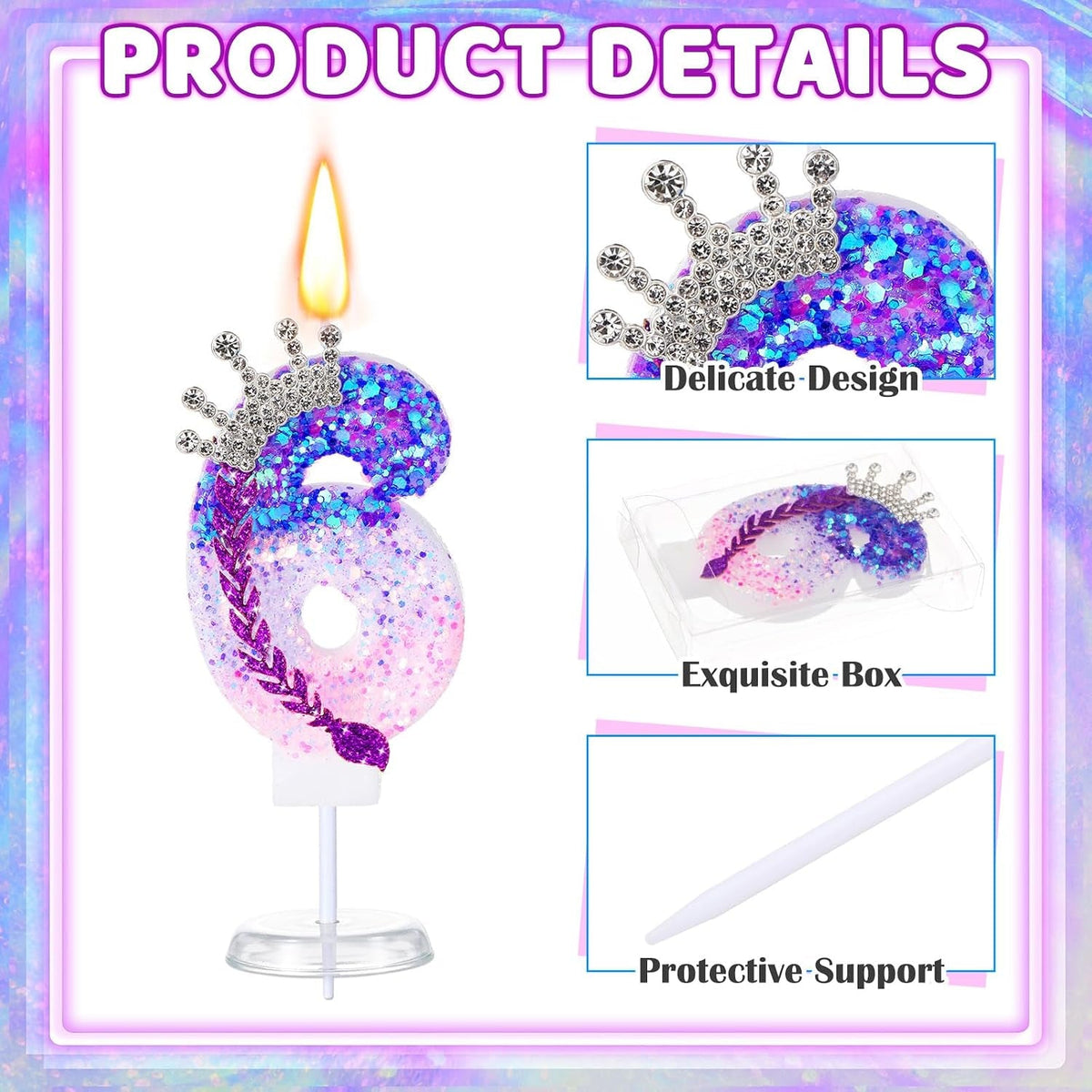 kpop-cake-topper-6-birthday-number-candle-decoration-braid-crown