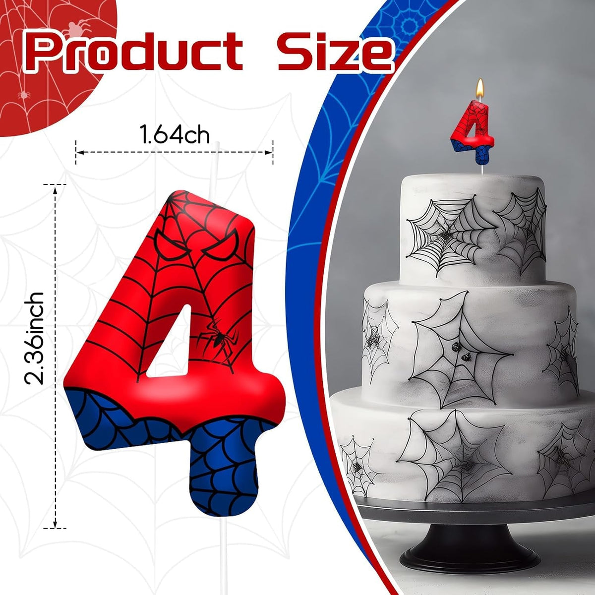 spider-birthday-candles-number-4-themed-cake-party-decoration