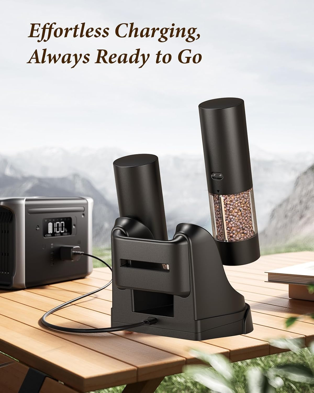 electric-salt-and-pepper-grinder-set-charging-base-automatic-rechargeable
