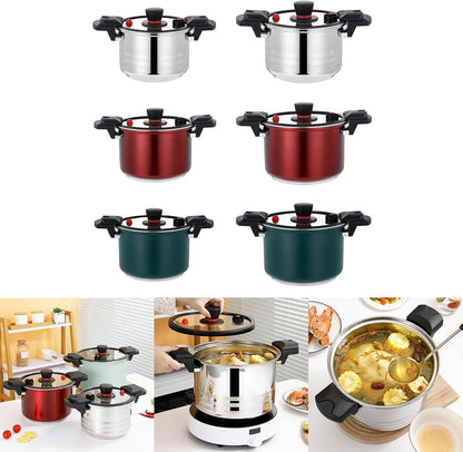 Efficient Pressure Cooker Set Pressure Cooker Recipes Electric Stove Energysaving Cooking Utensils Efficient Kitchen Pressure Cooker2